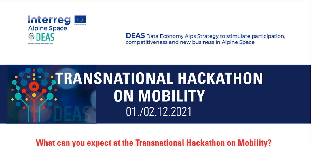 1 - 2 dicembre 2021, Transnational Hackathon on Mobility